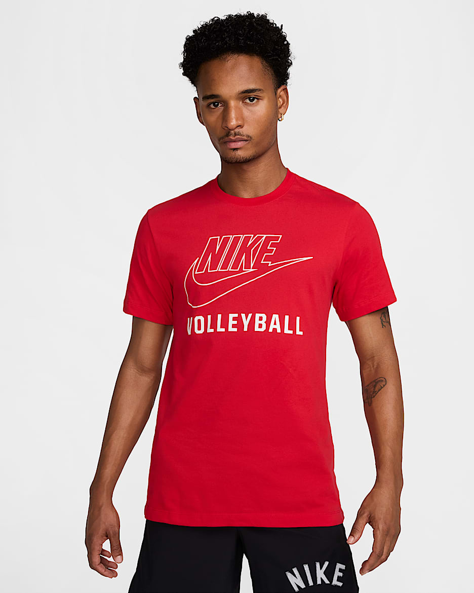 Playera de vóleibol para hombre Nike Swoosh - Rojo universitario