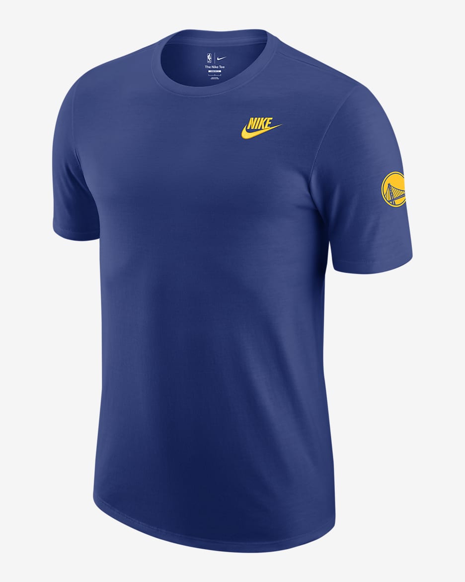 Playera Nike de la NBA para hombre Golden State Warriors Essential Club - Azul enérgico