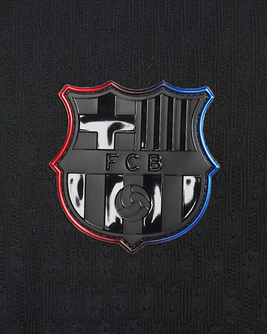 F.C. Barcelona 2024/25 Match Away Men's Nike Dri-FIT ADV Football Authentic Shirt - Black/University Red/Hyper Royal/Black