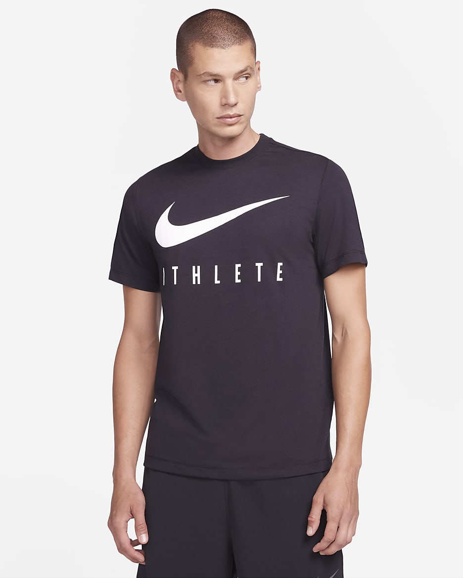 T-shirt da training Nike Dri-FIT - Uomo - Nero