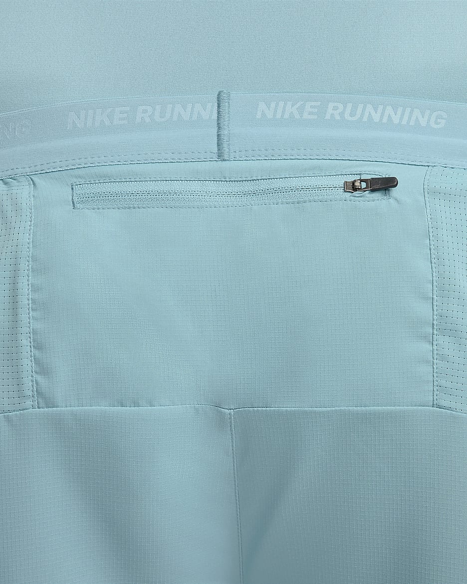 Nike Stride Dri-FIT-Laufshorts mit Futter für Herren (ca. 18 cm) - Denim Turquoise/Schwarz