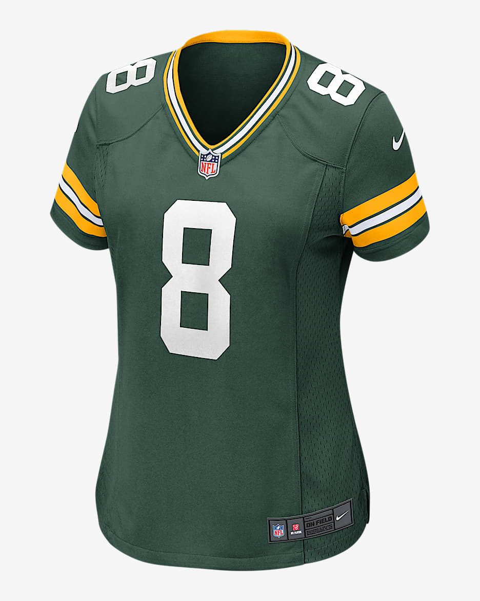 Jersey de fútbol americano Nike de la NFL Game para mujer Josh Jacobs Green Bay Packers - Abeto