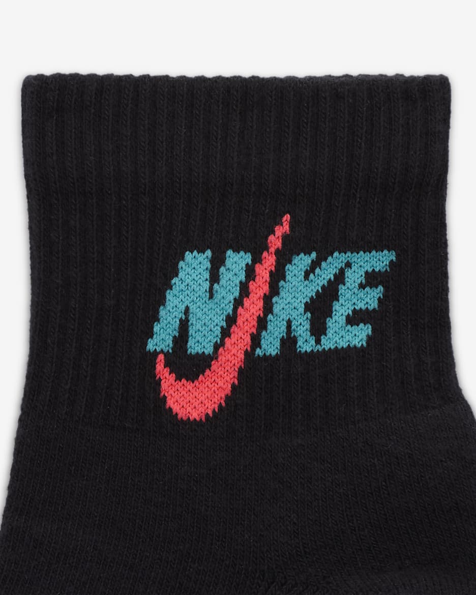 Nike Everyday Plus Cushioned Trainings-Knöchelsocken (3 Paar) - Multi-Color