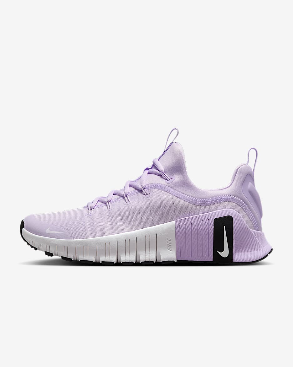 Nike Free Metcon 6 work-outschoenen voor dames - Barely Grape/Lilac Bloom/Zwart/Wit