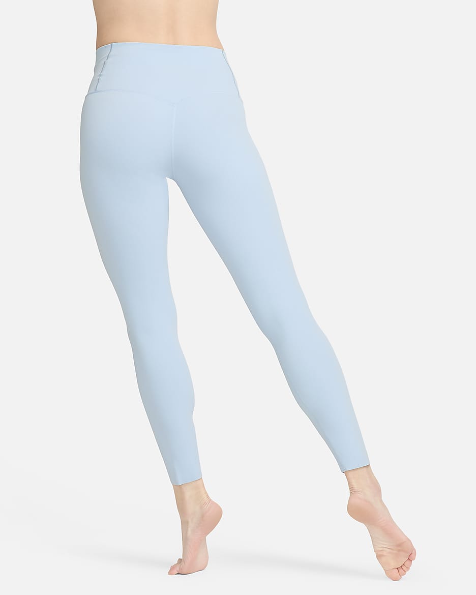 Nike Zenvy Women's Gentle-Support High-Waisted Full-Length Leggings - Light Armoury Blue/Black