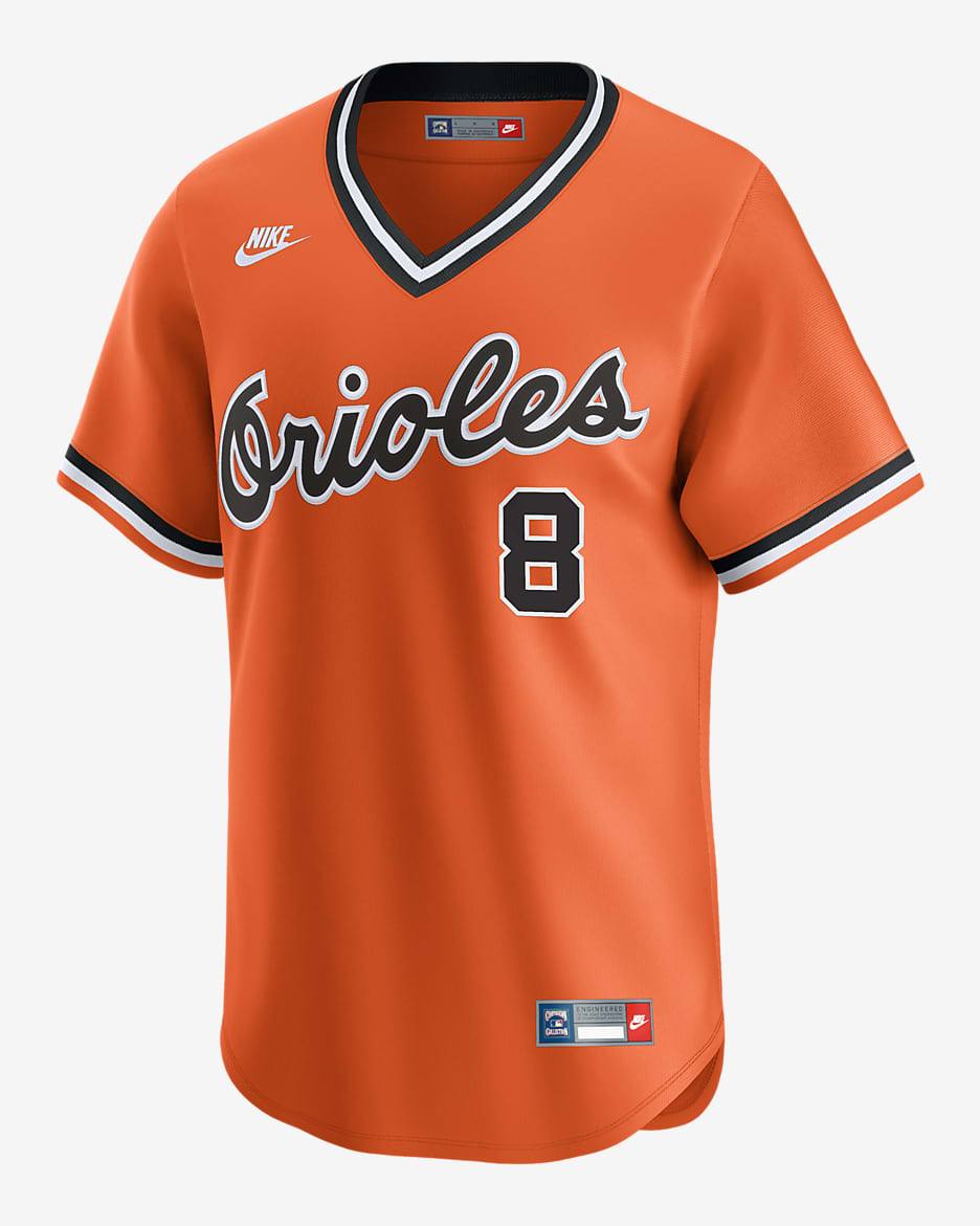 Cal Ripken Jr. Baltimore Orioles Cooperstown Men's Nike Dri-FIT ADV MLB Limited Jersey - Orange