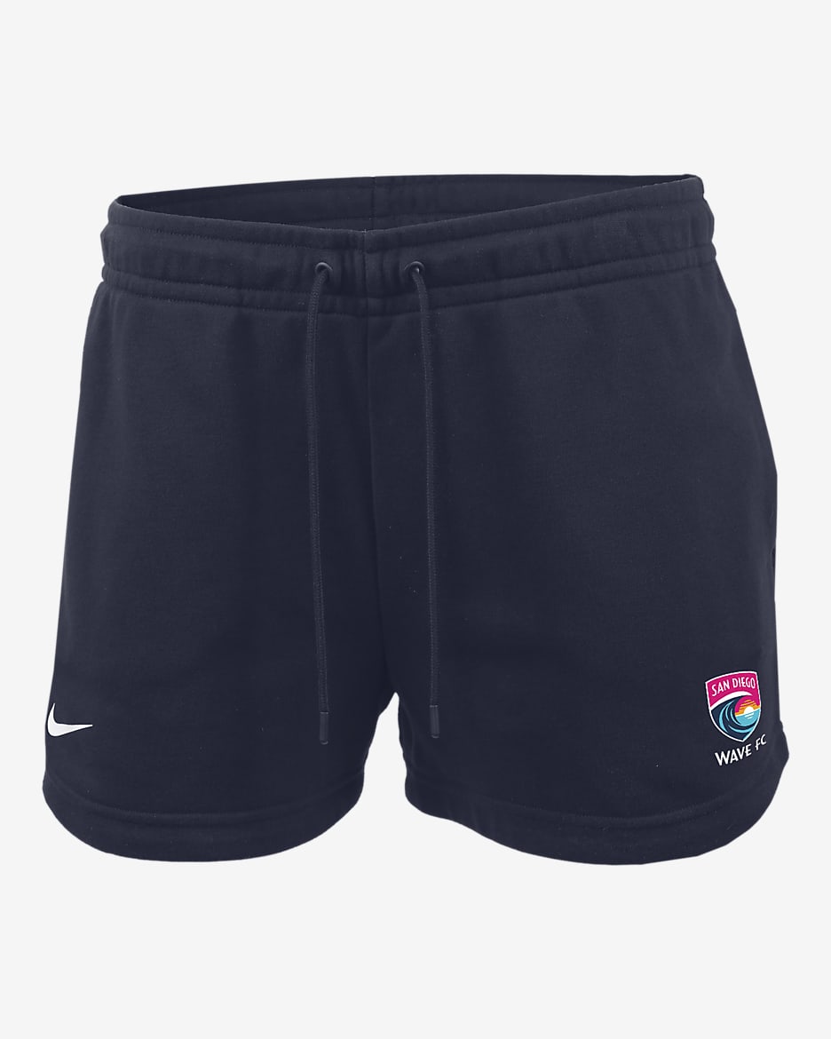 San Diego Wave Essential Women's Nike Soccer Shorts - Dark Grey Heather