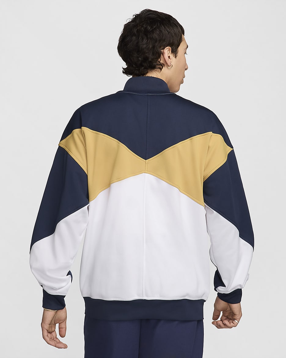 Chamarra Anthem de fútbol Nike Dri-FIT para hombre Pumas UNAM Academy Pro - Blanco/Obsidiana/Oro genuino/Oro genuino