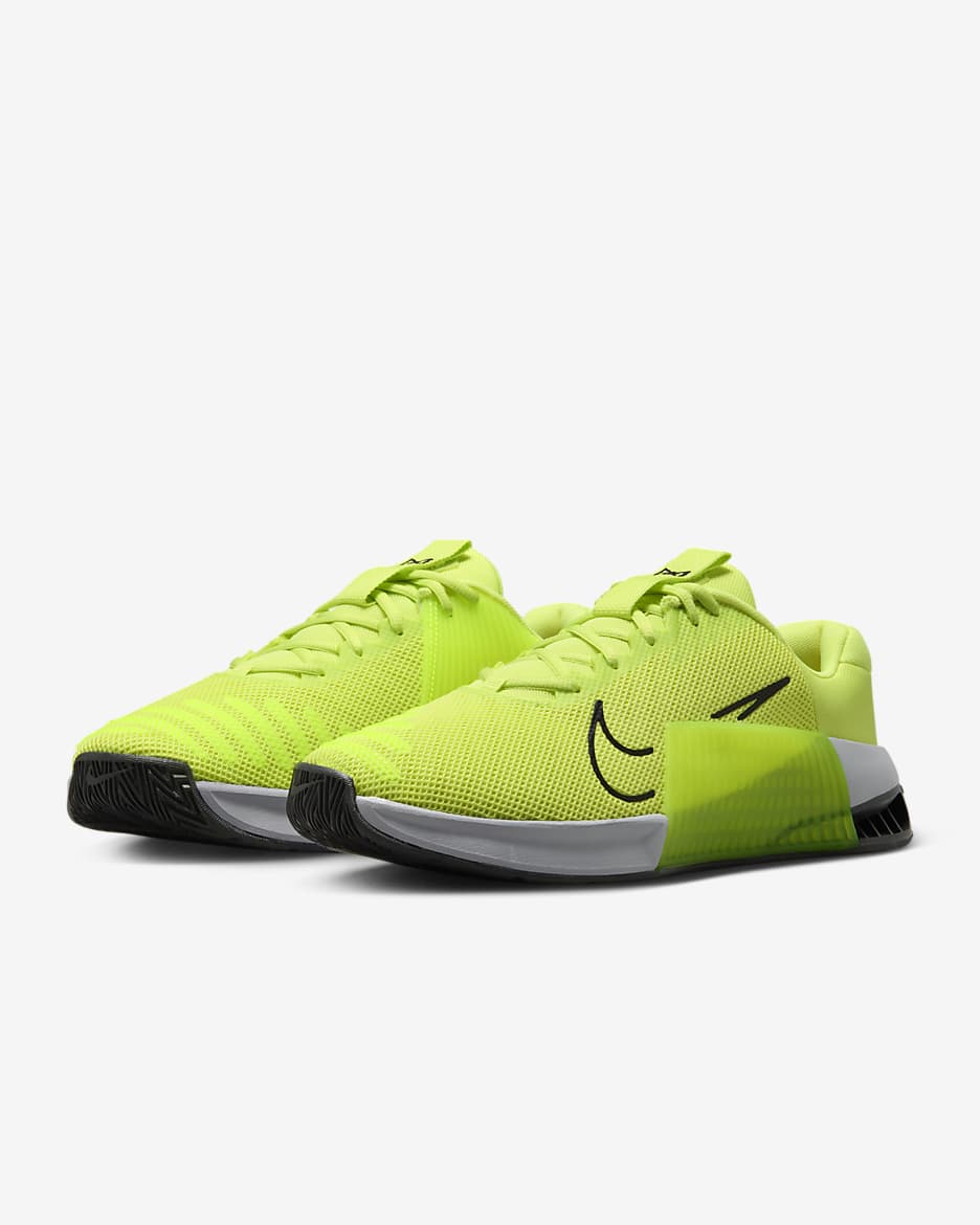 Nike Metcon 9 Erkek Antrenman Ayakkabısı - Light Lemon Twist/Volt/Cement Grey/Siyah