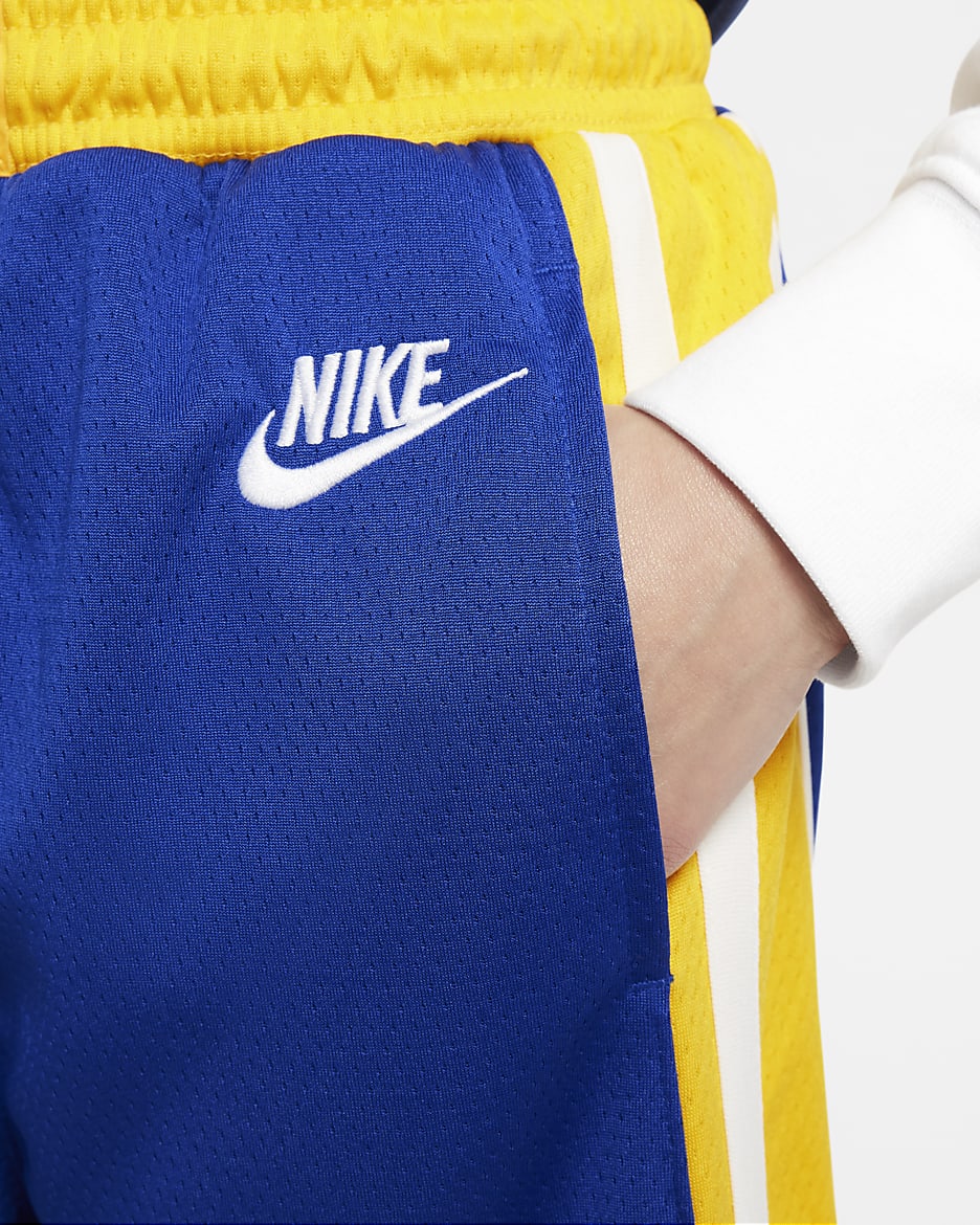 Golden State Warriors Nike Dri-FIT NBA Swingman Shorts für ältere Kinder - Rush Blue