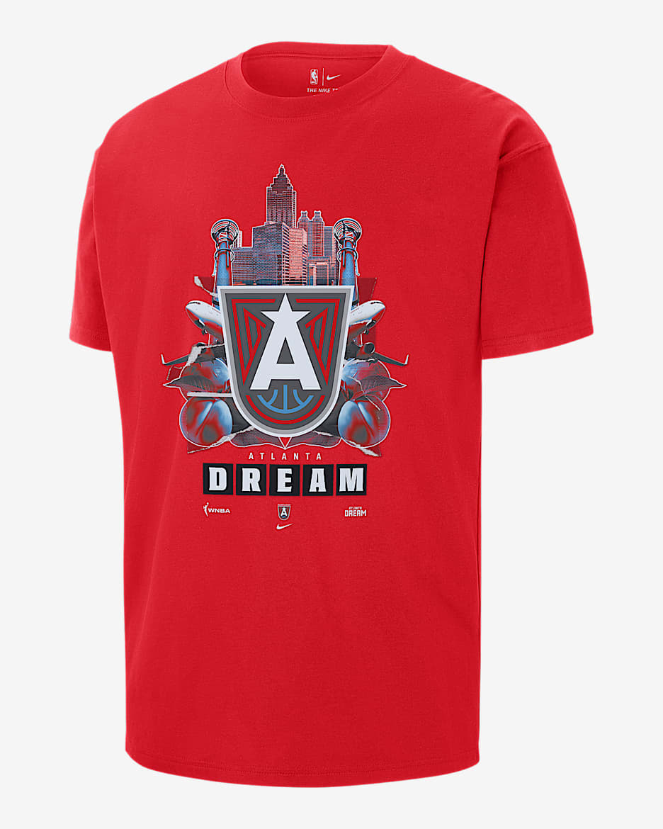 Atlanta Dream Men's Nike WNBA Max90 T-Shirt - University Red