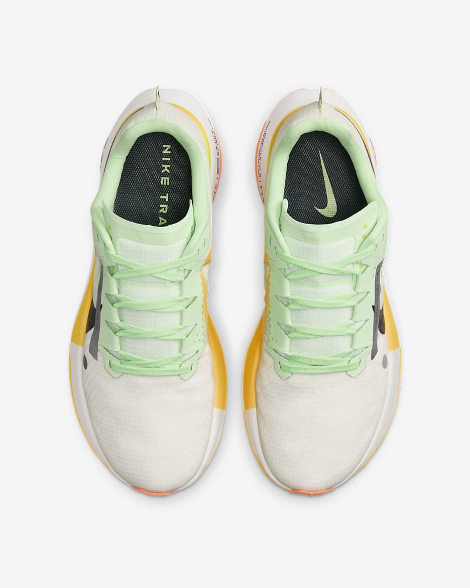 Nike Ultrafly Men's Trail-Racing Shoes - Summit White/Vapour Green/Laser Orange/Black