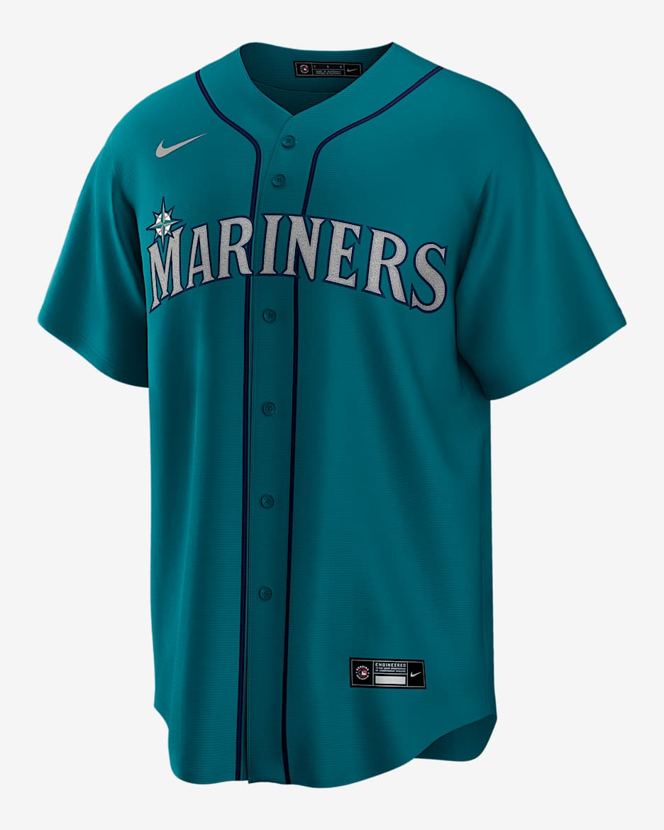 Randy Arozarena Seattle Mariners Men's Nike MLB Replica Jersey - Aqua