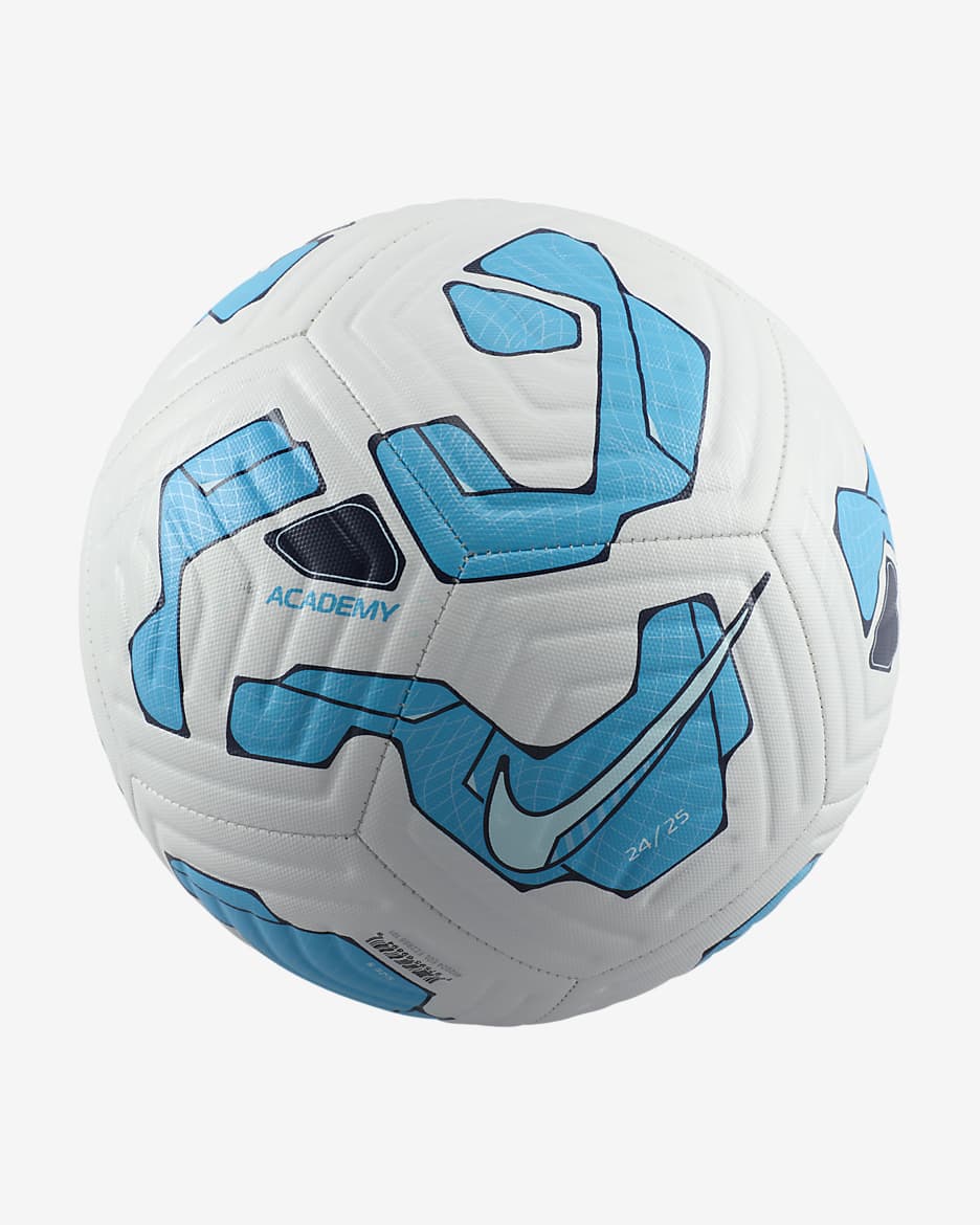 Nike Academy Fußball - Weiß/Blue Fury/Glacier Blue