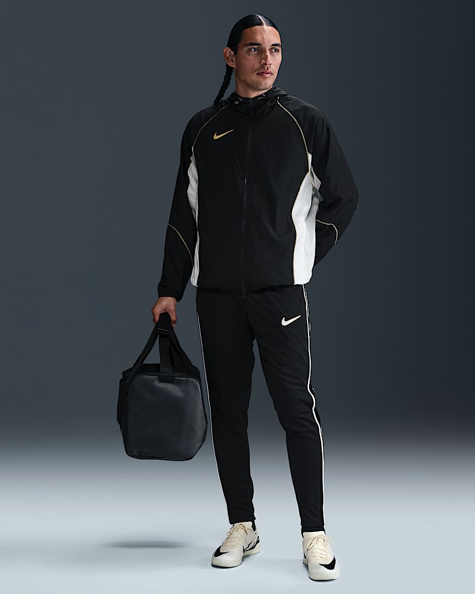 Pants de fútbol Dri-FIT para hombre Nike Academy+ - Negro/Negro/Marfil pálido