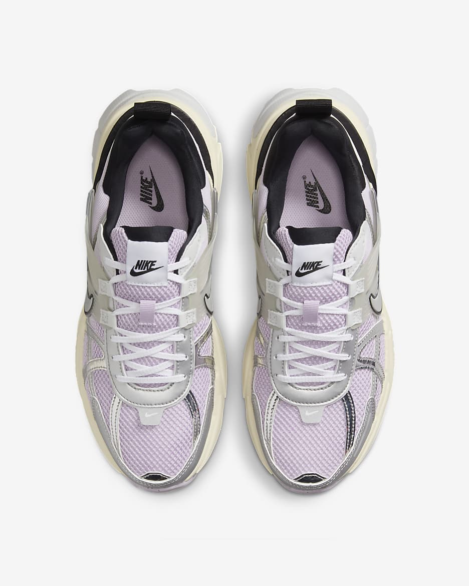 รองเท้า Nike V2K Run - Doll/ดำ/Barely Grape/Metallic Silver