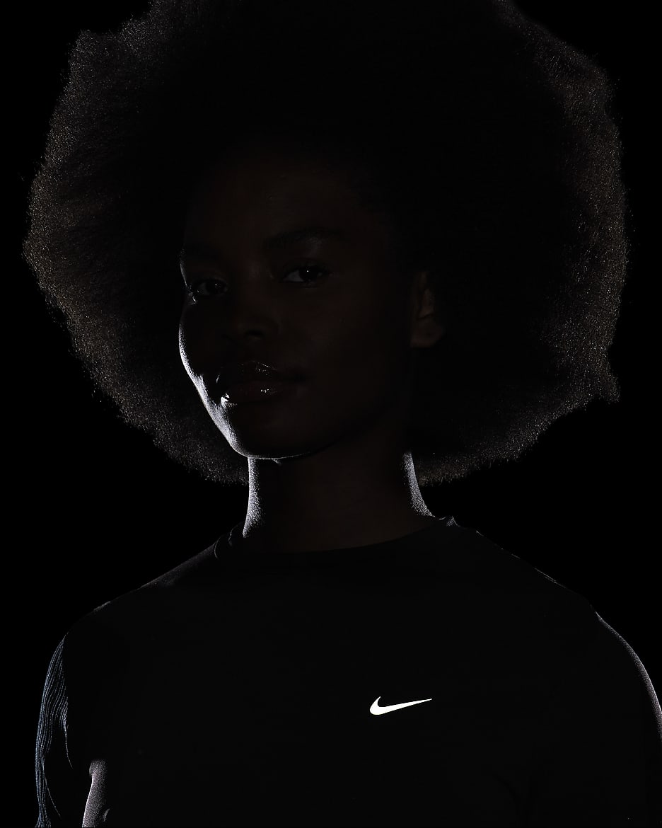 Nike Running Division Women's Dri-FIT ADV Short-Sleeve Running Top - Earth/Black