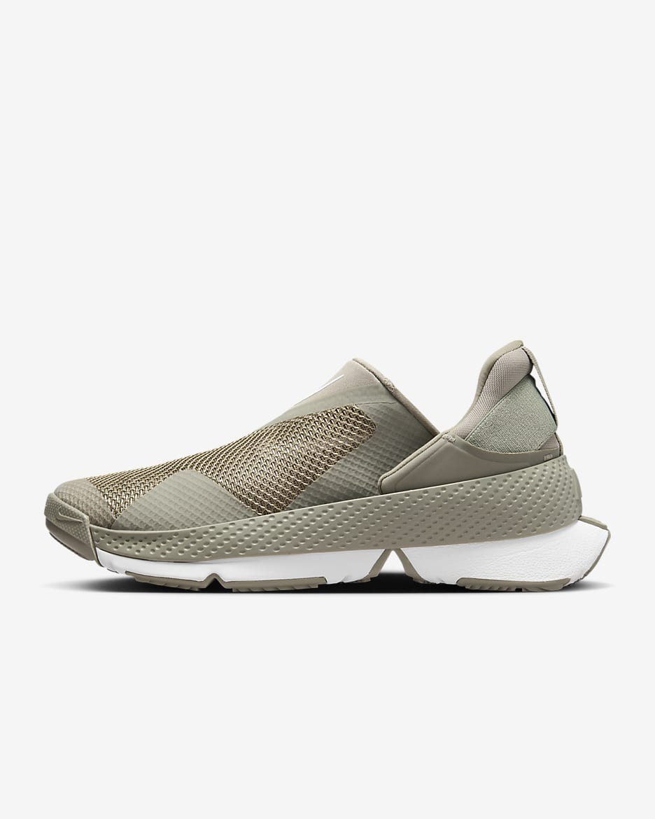 Nike Go FlyEase eenvoudig aan en uit te trekken damesschoenen - Light Army/Zwart/Wit