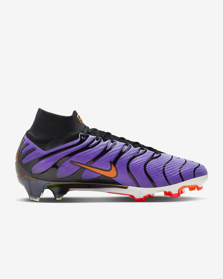 Nike Mercurial Superfly 9 FG High-Top Football Boot - Voltage Purple/Total Orange