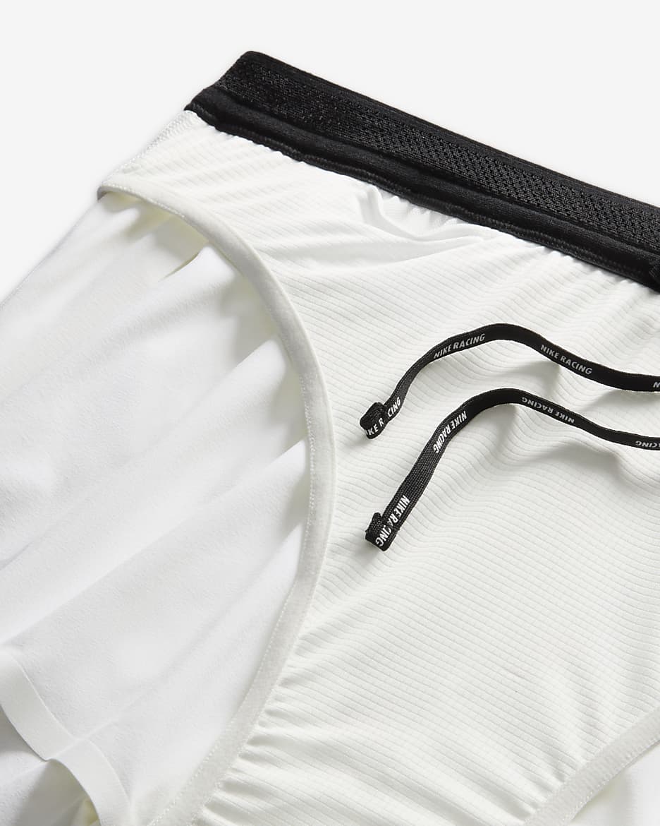 Shorts da running con slip foderato 5 cm Dri-FIT ADV Nike AeroSwift – Uomo - Summit White/Nero