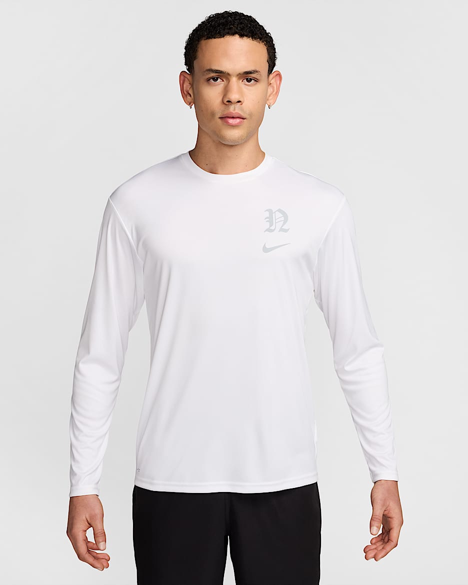Nike Swim Hydroguard Men's Long-Sleeve Top - White