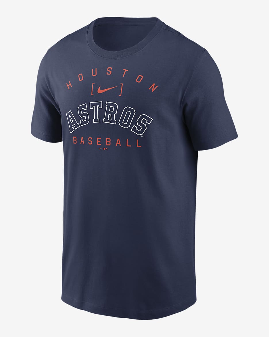 Houston Astros Home Team Athletic Arch Men's Nike MLB T-Shirt - Navy