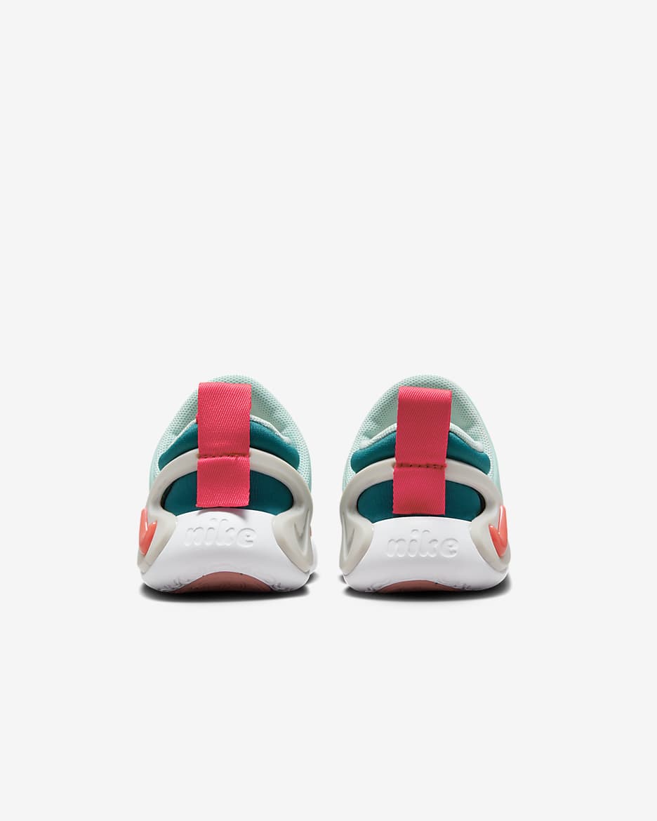 Nike Dynamo Go Baby/Toddler Easy On/Off Shoes - Jade Ice/Geode Teal/Red Stardust/Siren Red