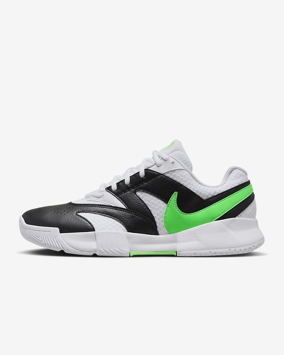 Scarpa da tennis NikeCourt Lite 4 – Uomo - Bianco/Nero/Poison Green