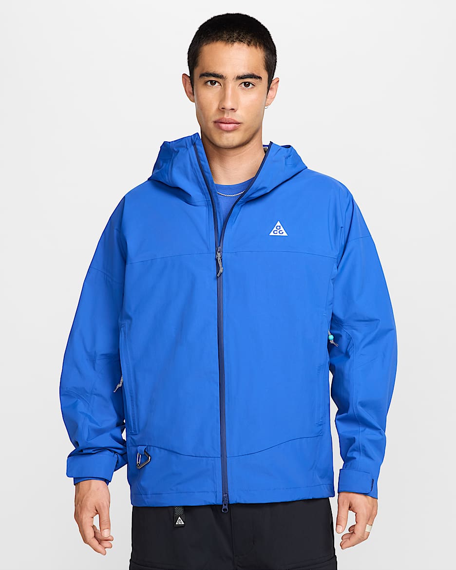 Nike ACG "Morpho" Men's Storm-FIT ADV Rain Jacket - Game Royal/Blue Void/Summit White