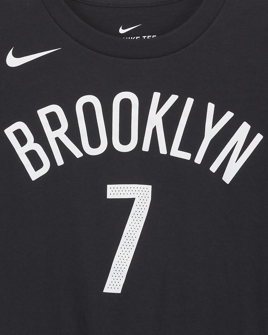 Kevin Durant Nets Older Kids' Nike NBA Player T-Shirt - Black