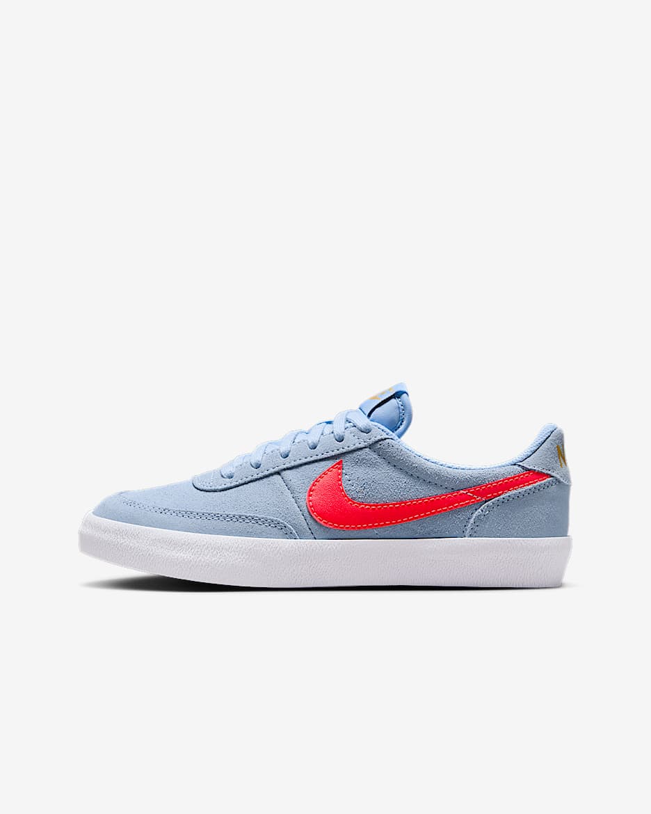 Tenis para niños grandes Nike Killshot 2 - Azul psíquico/Polvo fotón/Oro metalizado/Carmesí brillante