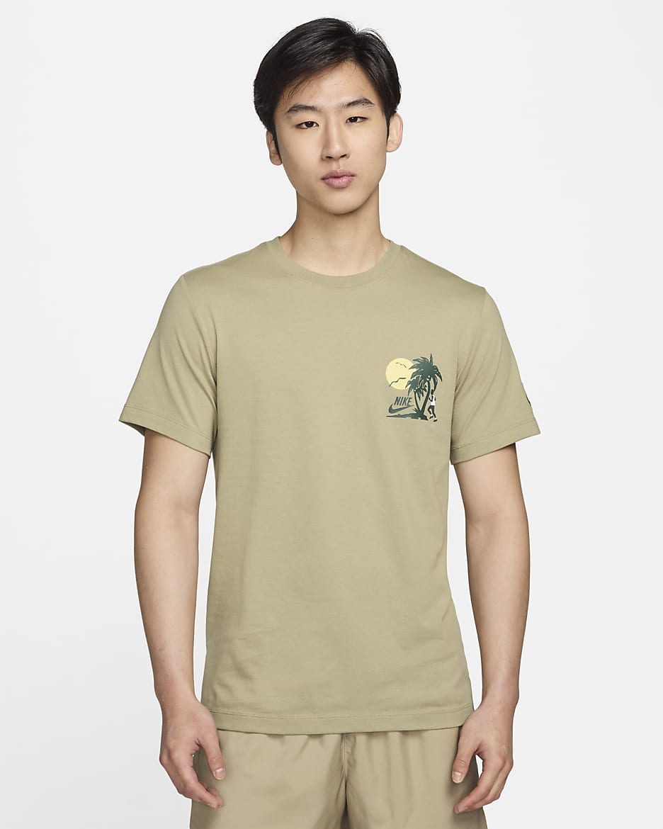 Nike Sportswear Men's T-Shirt - Neutral Olive/Neutral Olive