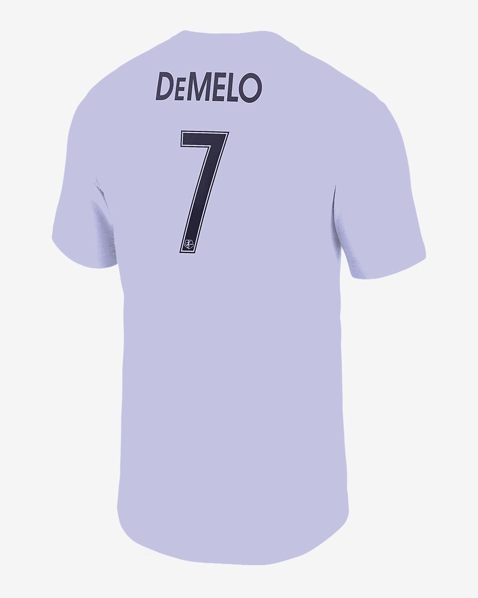 Savannah DeMelo Racing Louisville FC Men's Nike NWSL T-Shirt - Lavender Mist