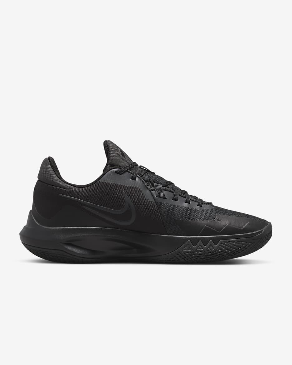 Nike Precision 6 Basketball Shoes - Black/Black/Anthracite