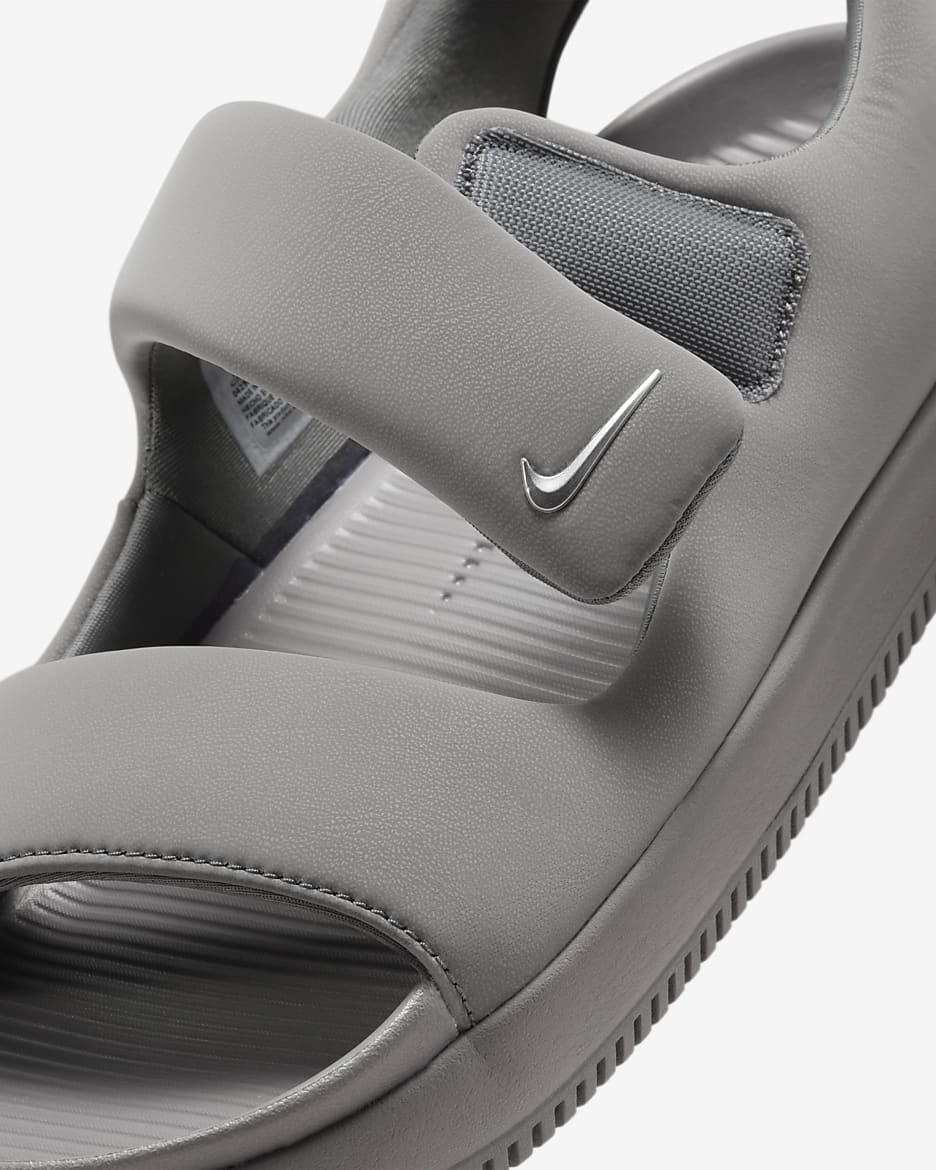 Nike Calm Sandàlies - Home - Flat Pewter/Flat Pewter/Platejat metal·litzat