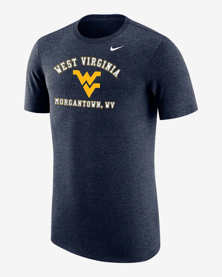 West Virginia Men's Nike College T-Shirt - Navy