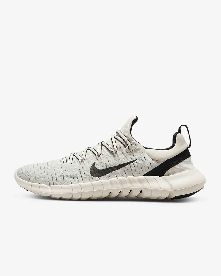 Nike Free Run 5.0 Men's Road Running Shoes - Phantom/Sail/Black