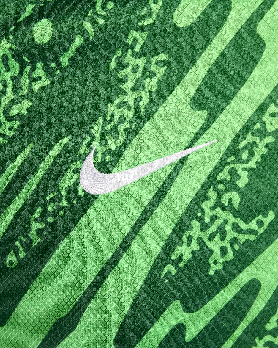 Maillot de foot replica Nike Dri-FIT Pays-Bas (Équipe féminine) 2024/25 Stadium Gardien de but pour homme - Green Spark/Pine Green/Blanc