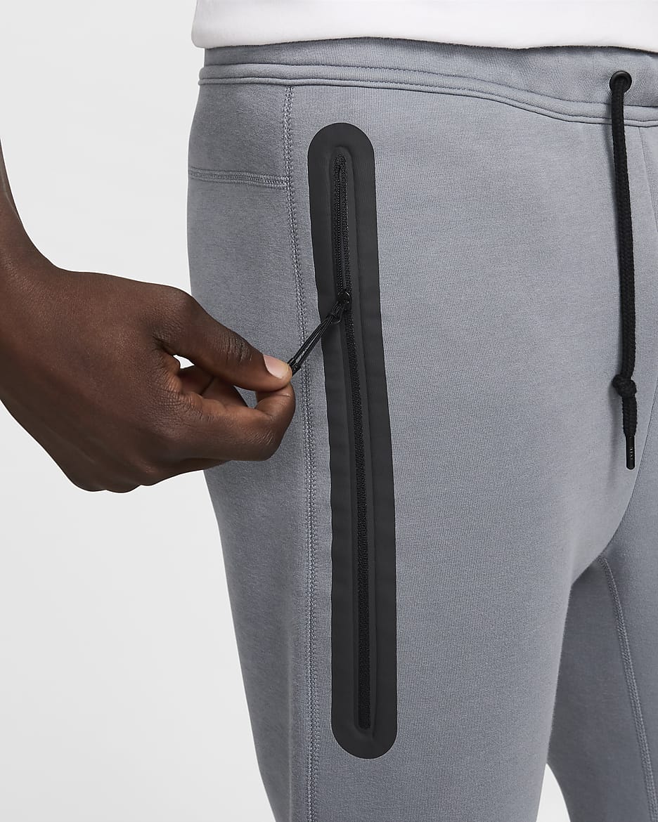 Nike Sportswear Tech Fleece Jogger - Hombre - Cool Grey/Oro metalizado