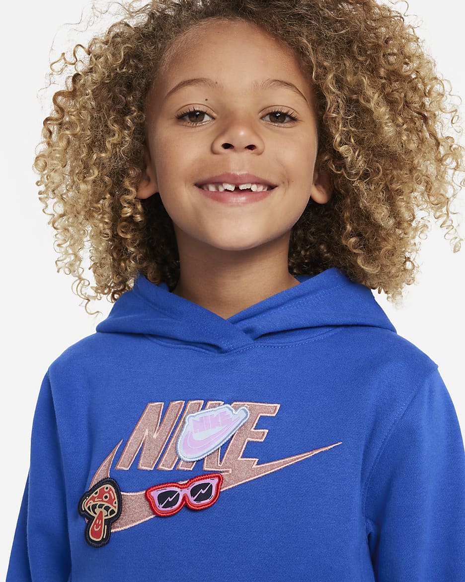 Nike "You Do You" Pullover Hoodie Little Kids Hoodie - Game Royal