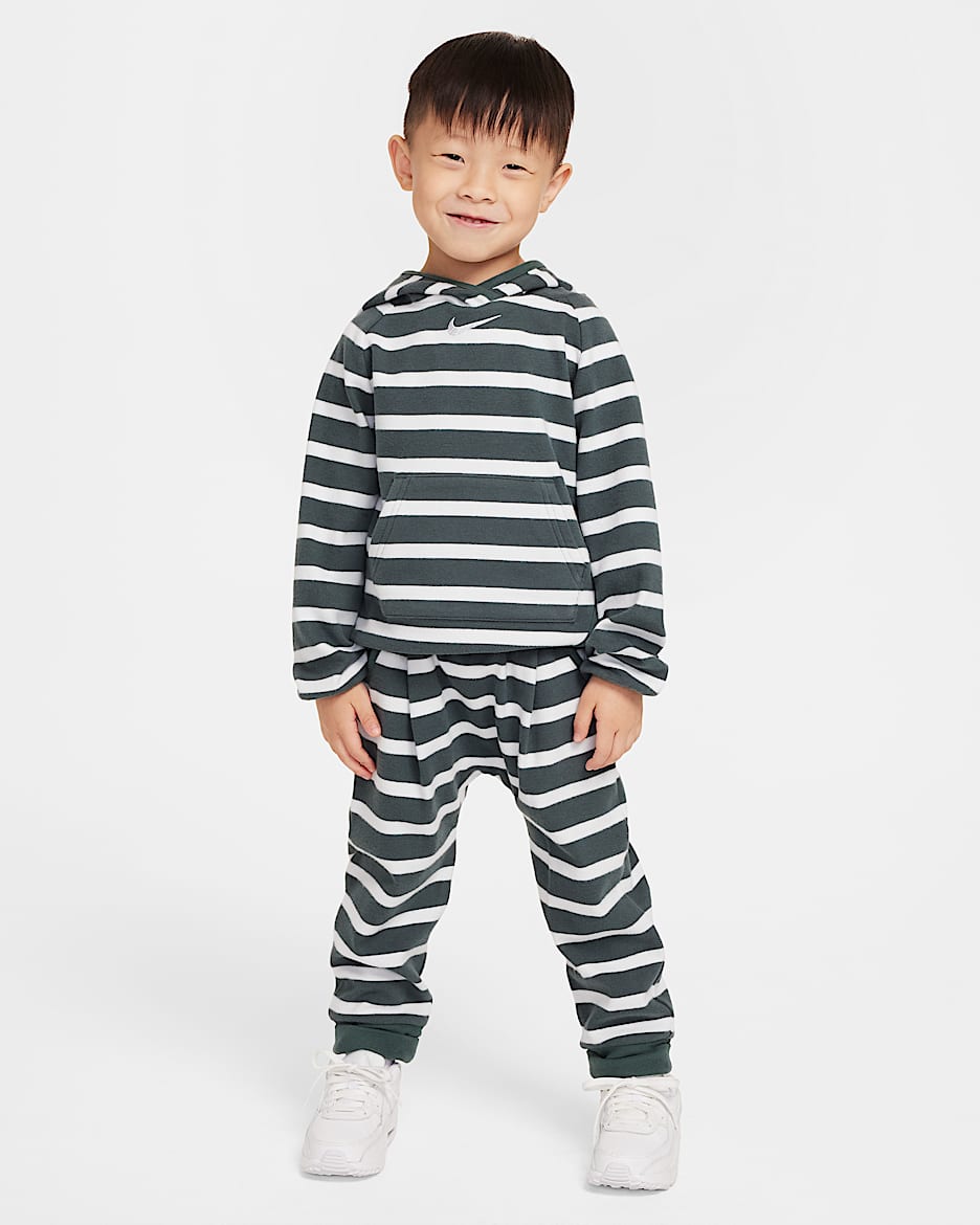 Nike ReadySet Toddler 2-Piece Striped Pants Set - Vintage Green