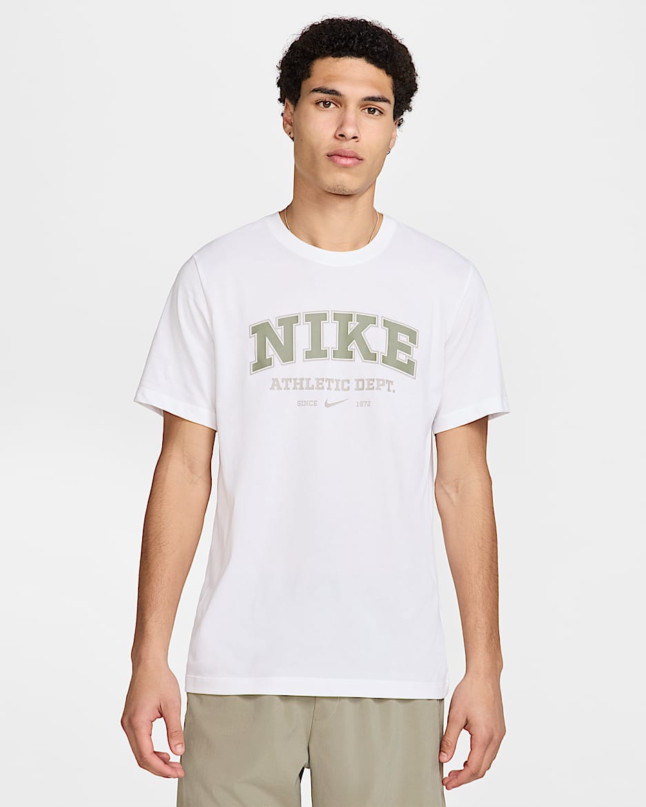 Playera de fitness Nike Dri-FIT para hombre - Blanco
