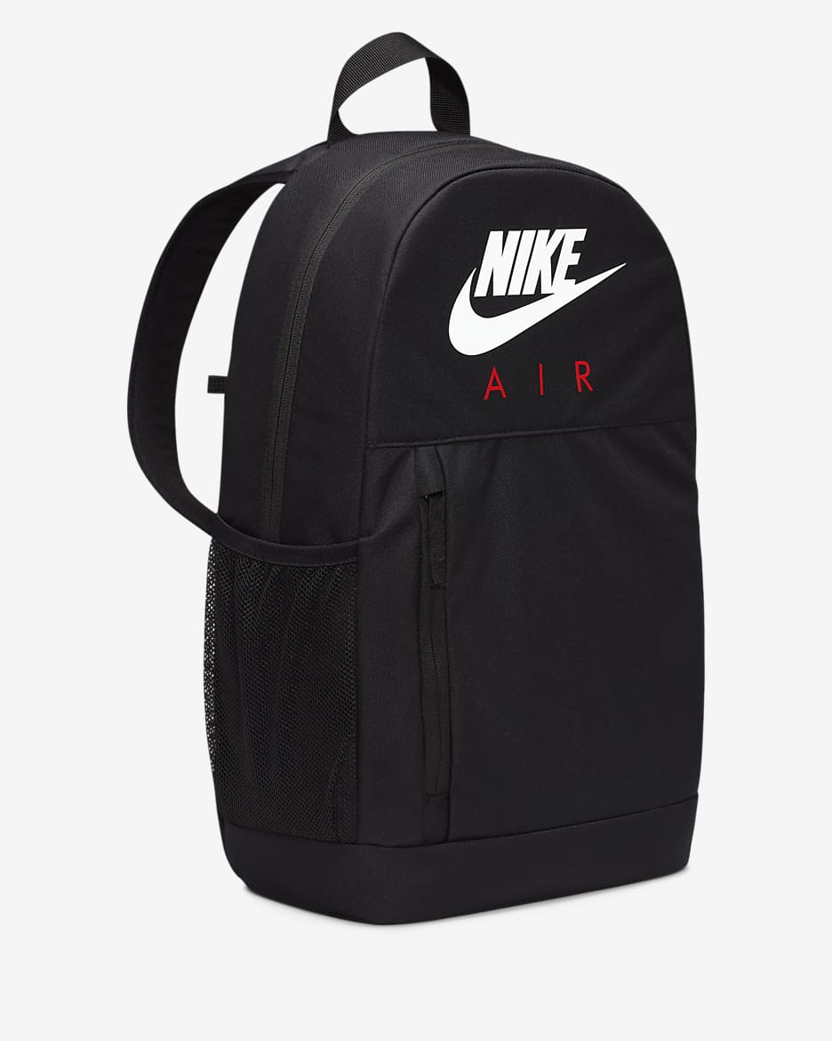 Nike Kinderrucksack (20 l) - Schwarz/Schwarz/University Red