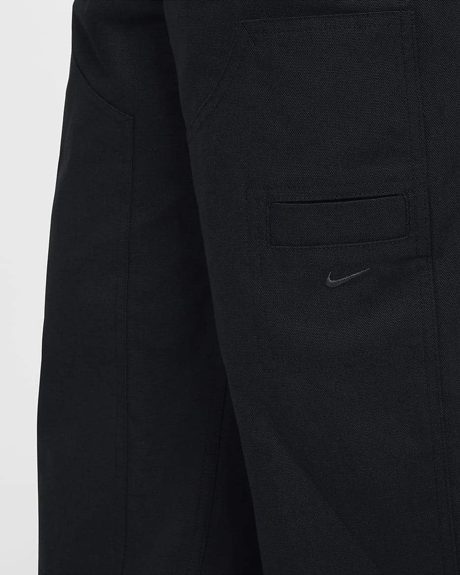 Hantverkarbyxor Nike Sportswear Metro Ground för ungdom - Svart/Dark Smoke Grey