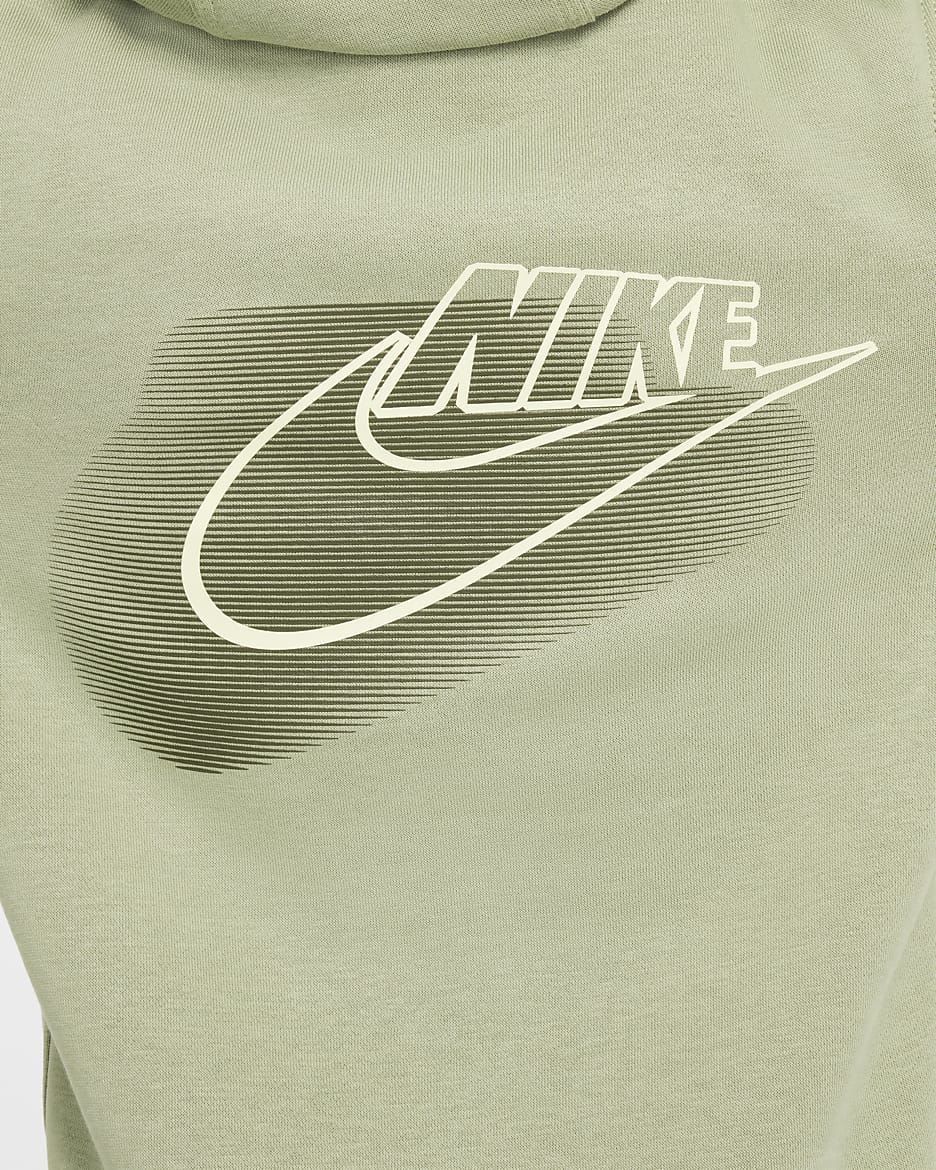 Nike Sportswear Standard Issue Dessuadora amb caputxa de teixit Fleece - Nen - Oil Green