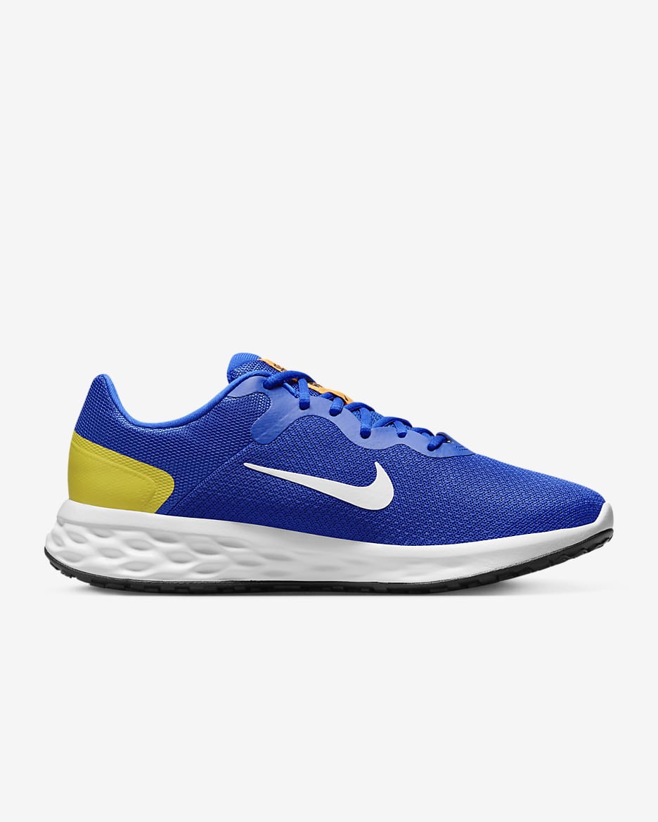 Nike Revolution 6 Men's Running Shoes (Extra Wide) - Racer Blue/High Voltage/Sundial/White