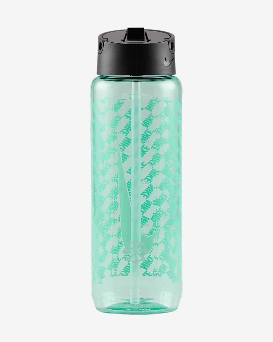 Nike Recharge Tritan-Trinkhalmflasche (ca. 710 ml) - Mint Foam/Schwarz/Light Menta/Weiß