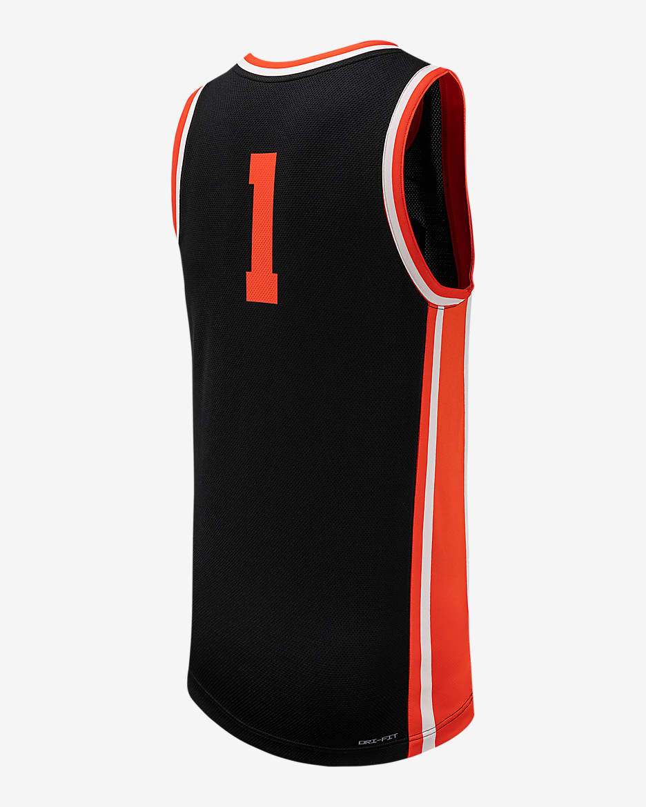 Jersey de básquetbol universitario Nike Replica para hombre Oregon State - Negro