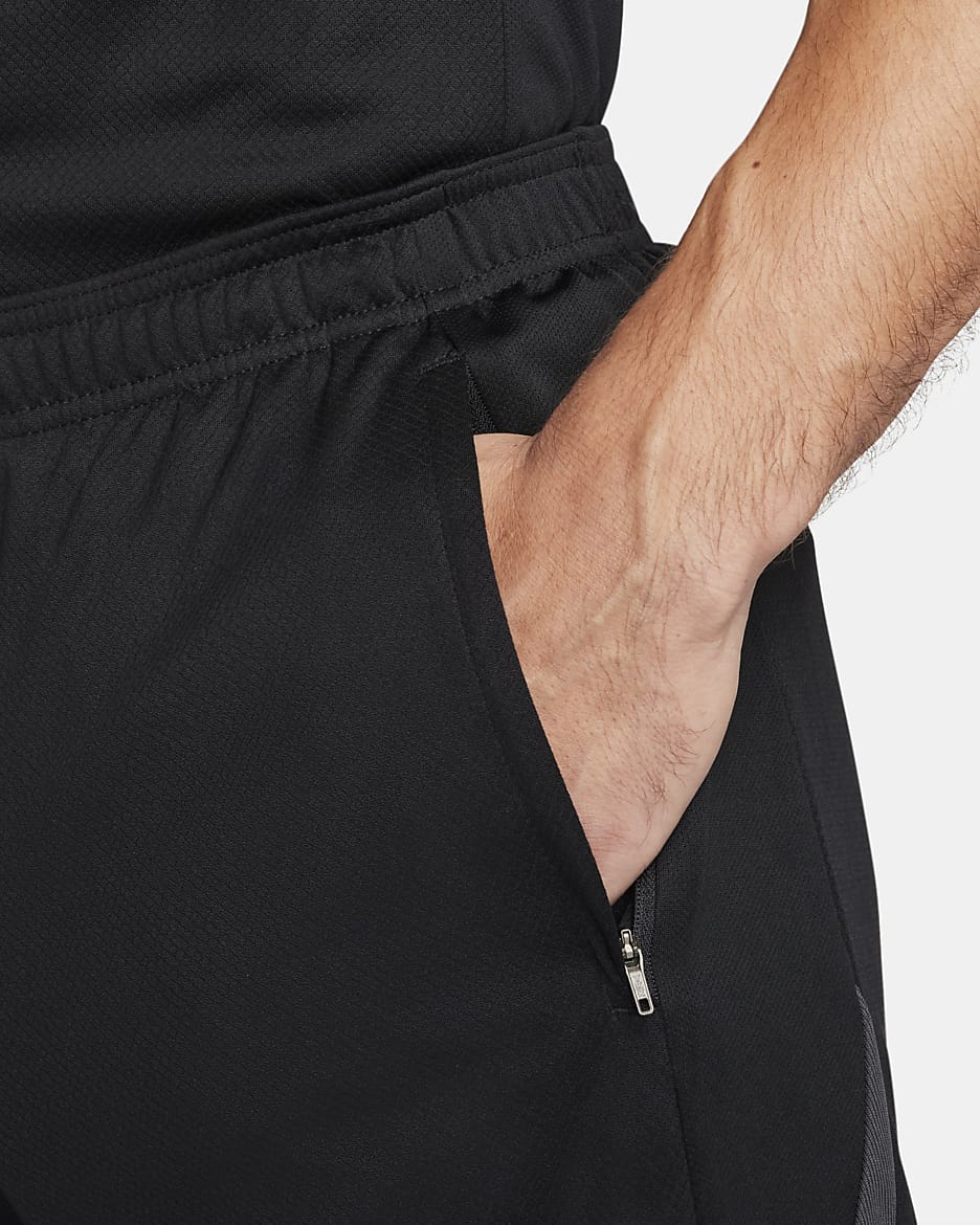 Shorts de fútbol Dri-FIT para hombre Nike Strike - Negro/Negro/Antracita/Blanco