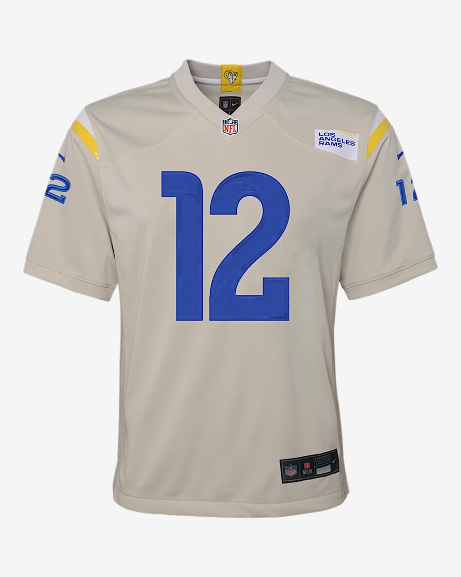 Puka Nacua Los Angeles Rams Big Kids' Nike NFL Game Jersey - White
